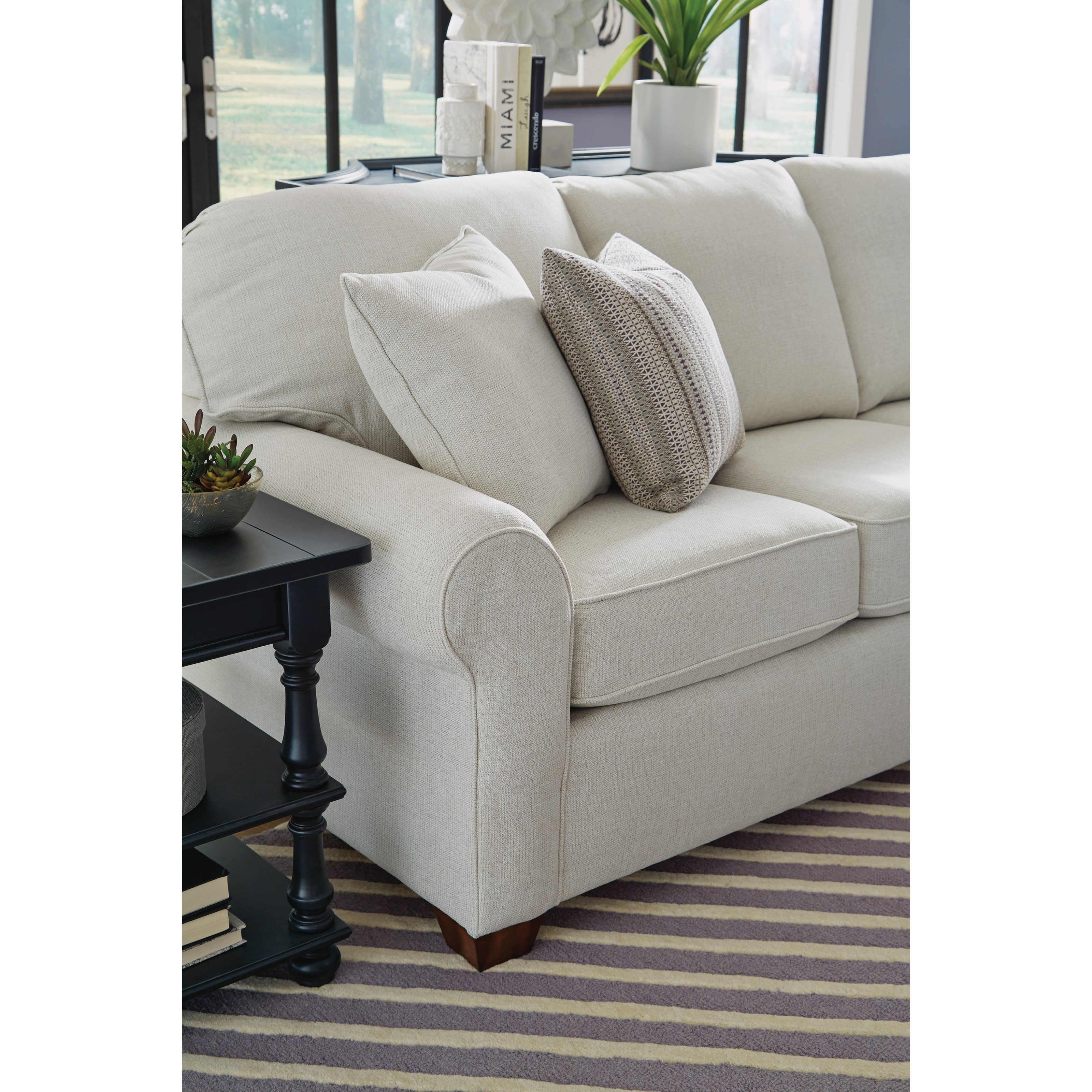 Flexsteel Thornton Stationary Upholstered Sofa Find Your Furniture